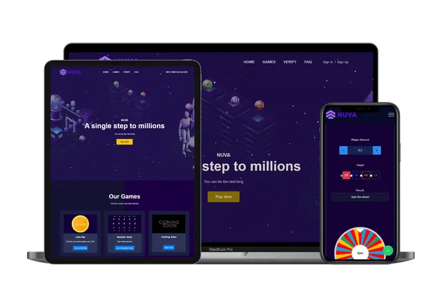Captura del proyecto Nuva.bet